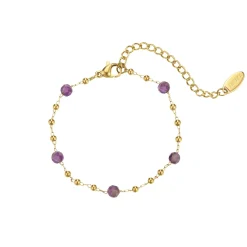 Bracelet Rosaire pierres Améthyste