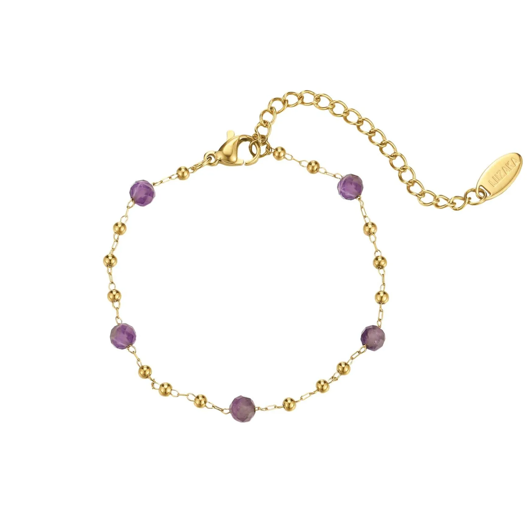 Bracelet Rosaire pierres Améthyste