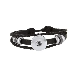 Bracelet Snap cuir