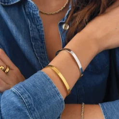 Bracelet Thales acier argenté