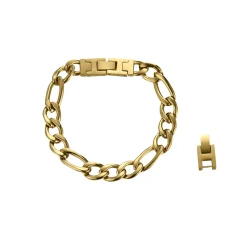 Bracelet Victor acier doré or