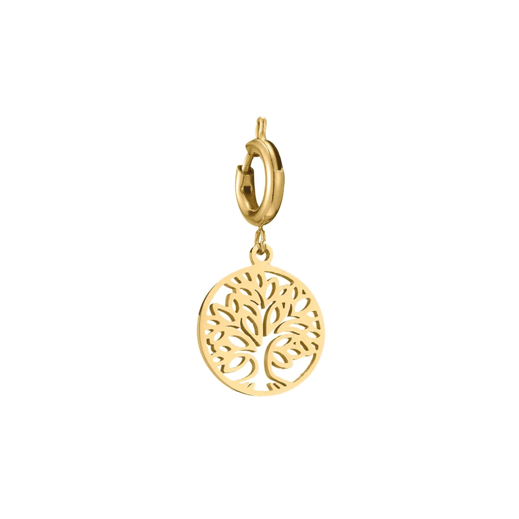 Charm Arbre de vie acier doré or