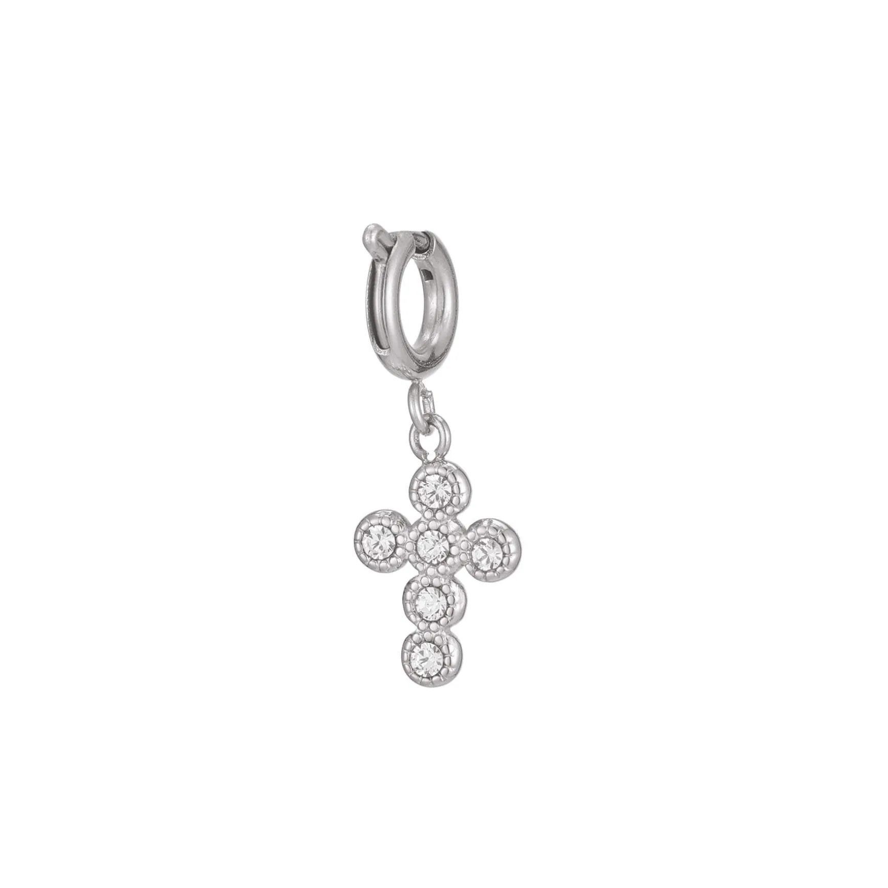 Charm Croix acier