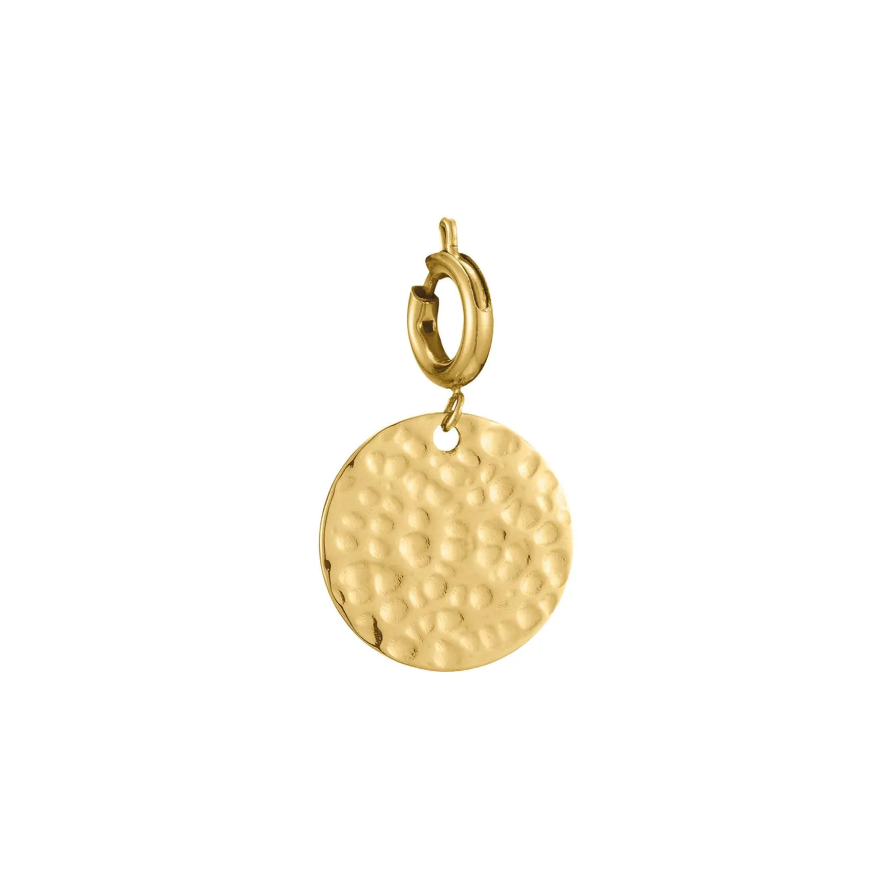 Charm Médaille acier doré or