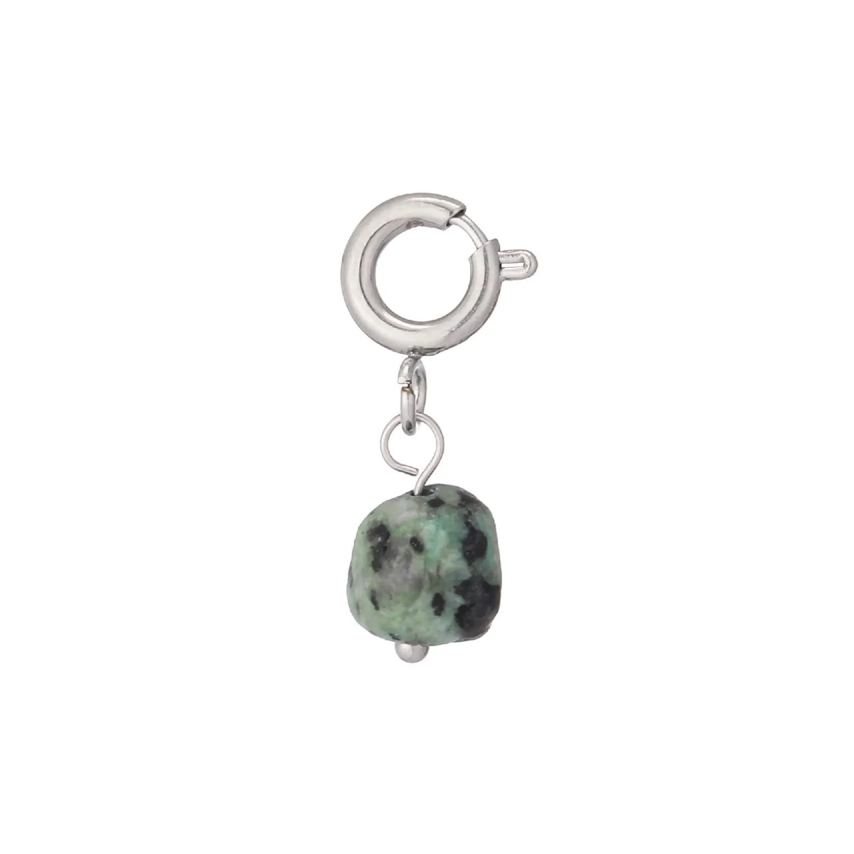 Charm Pin Africain acier argenté