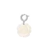 Charm Rose nacre acier argenté