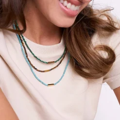 Collier Amour Oeil du tigre