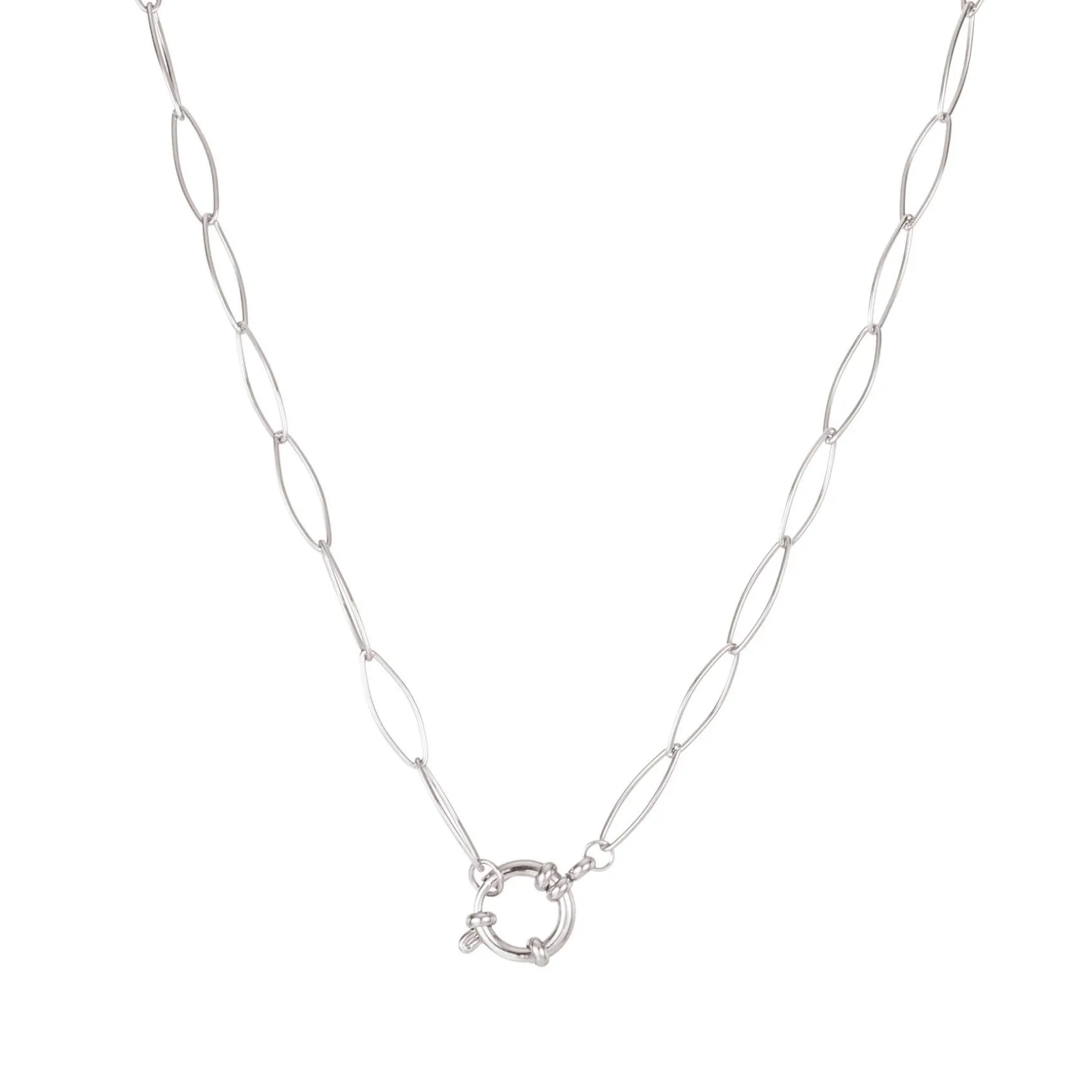 Collier Anneau acier Luza Charms