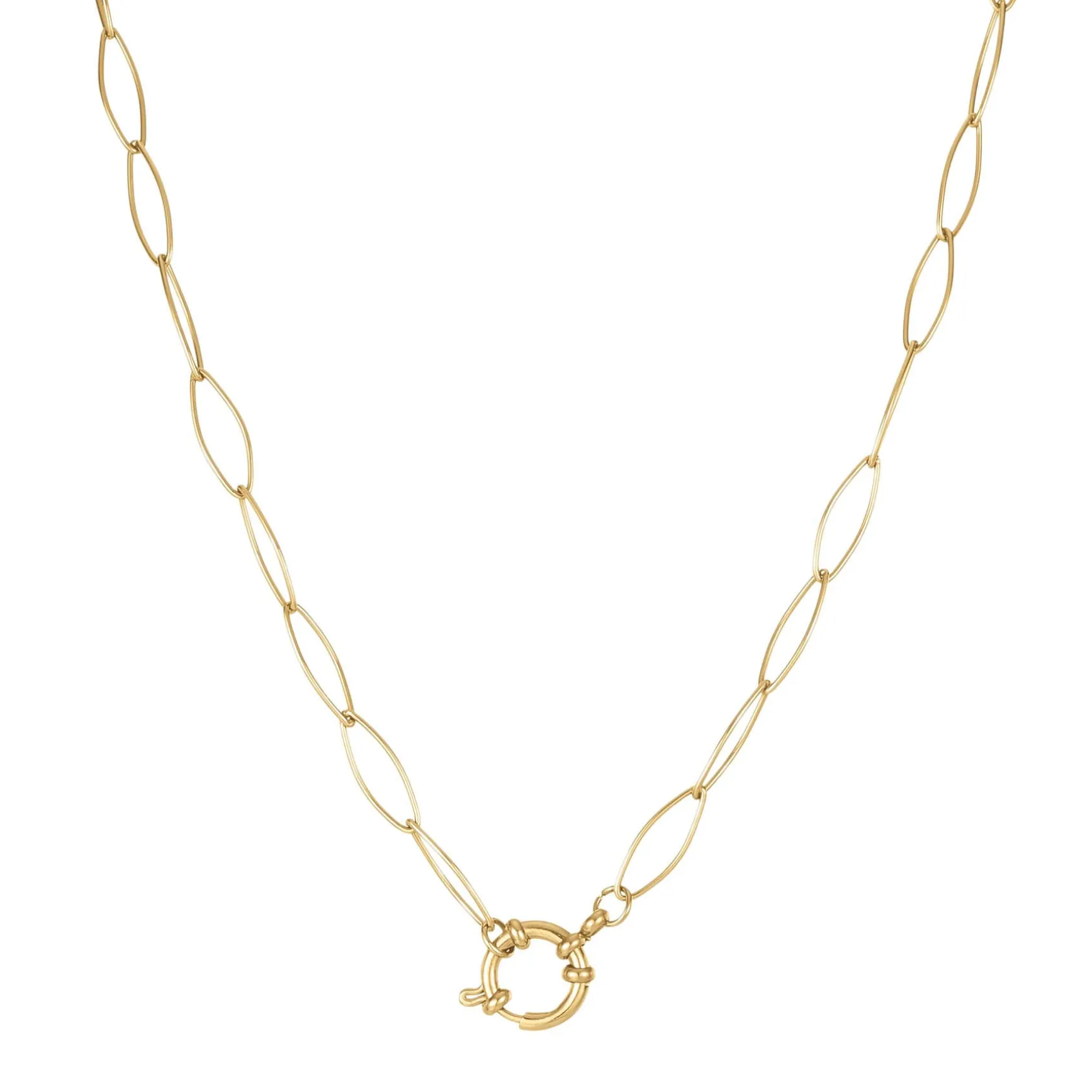 Collier Anneau doré Luza Charms