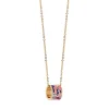 Collier Art P2 acier doré or