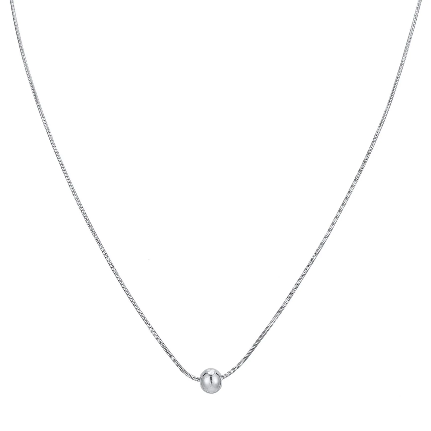 Collier Asio acier argenté