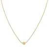 Collier Asio acier doré or
