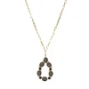 Collier Aurora Quartz noir