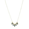 Collier Bohème cristal vert