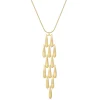 Collier Calliope acier doré or