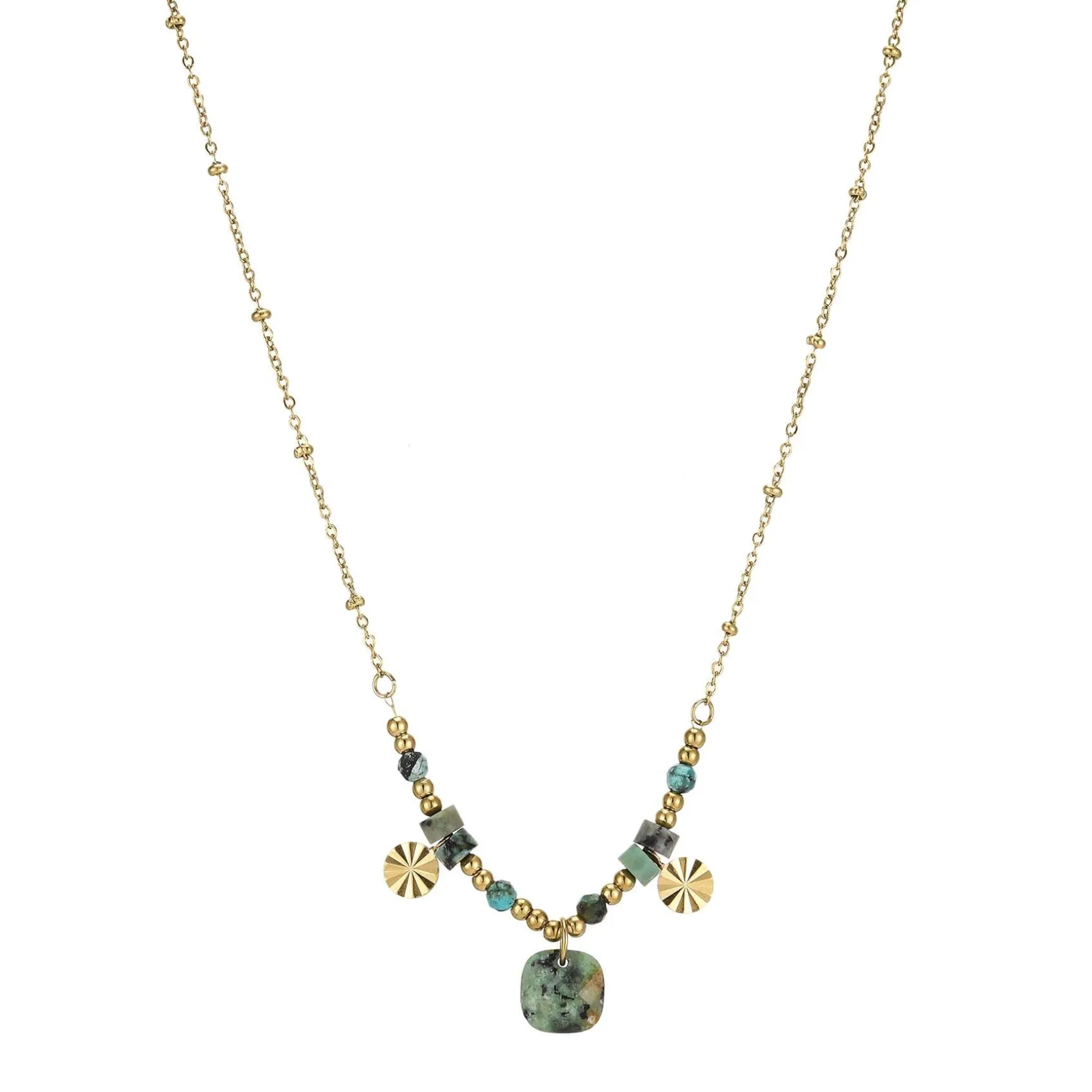 Collier Cancun Turquoise Africaine