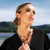 Collier charlotte acier doré or
