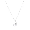 Collier Chatons Argent 925 rhodié