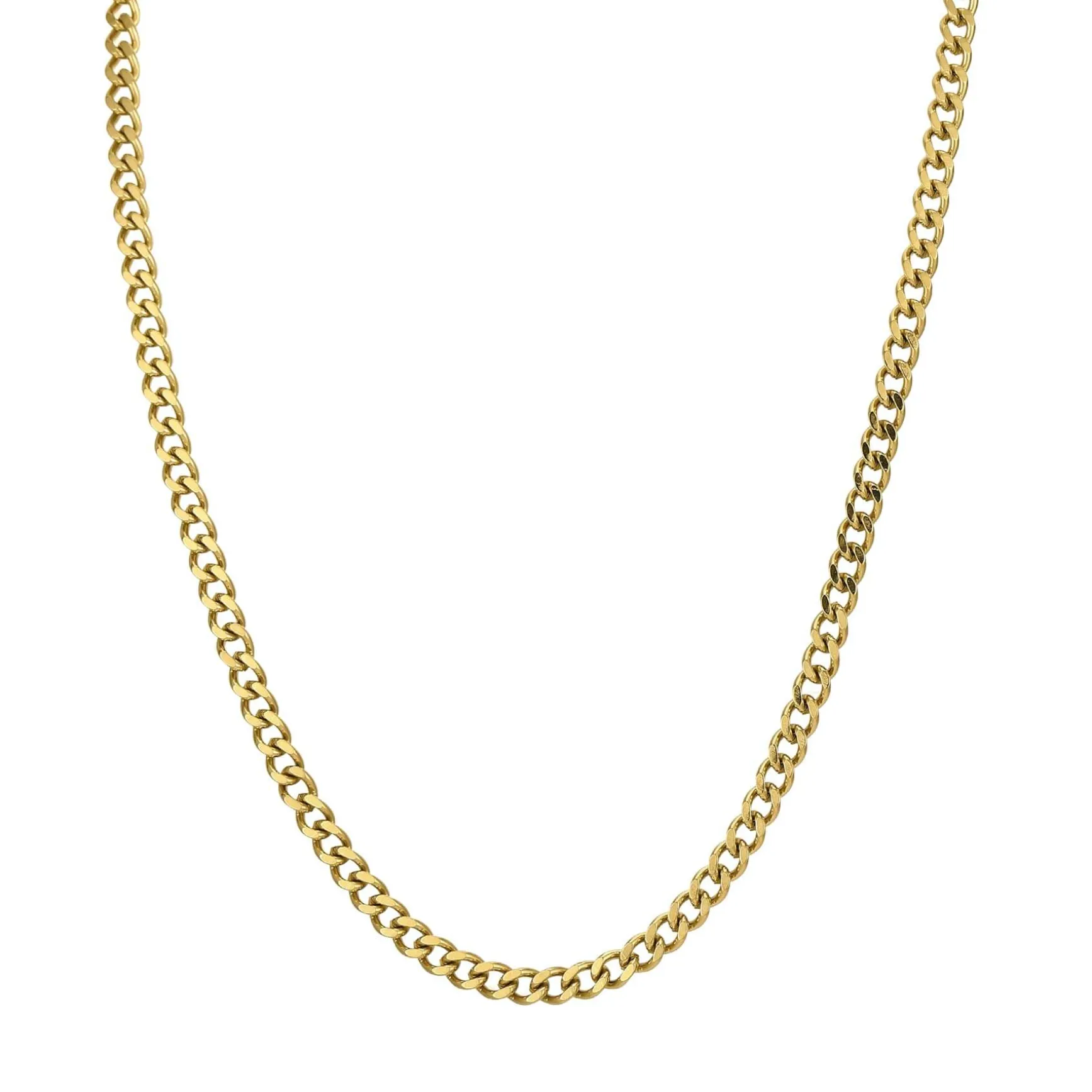 Collier Eolia acier doré or