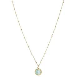Collier Etoiles pierre Amazonite