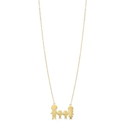 Collier Famili 4 doré or