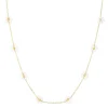Collier Fleur Gisella nacre