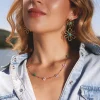 Collier Fleur Magritt multicolores