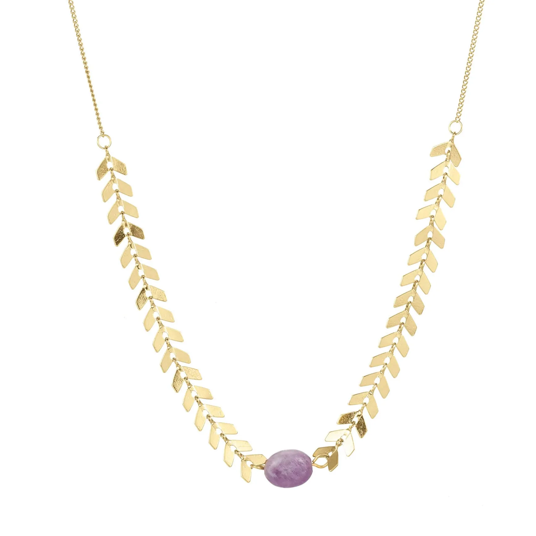 Collier Foro doré Améthyste