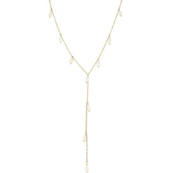 Collier Gisela acier doré or