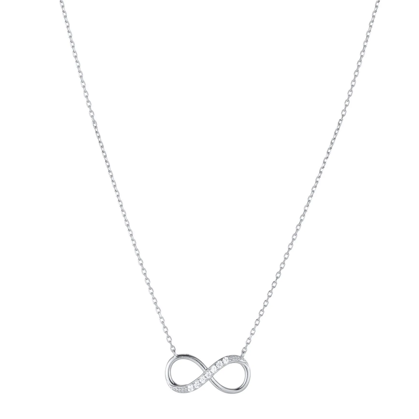 Collier Infini Argent 925 rhodié
