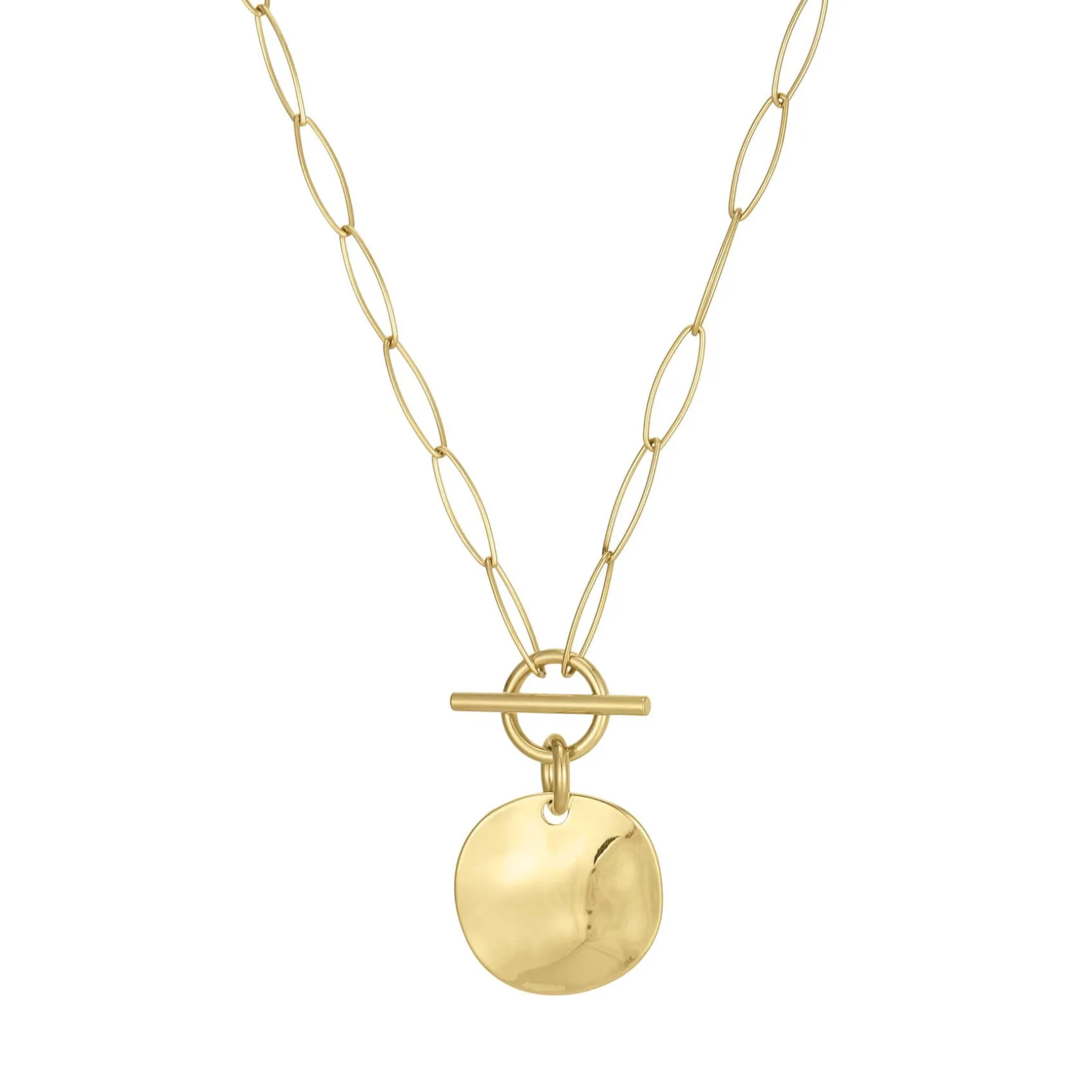 Collier Izzy acier doré or