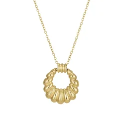 Collier Jovia acier doré or