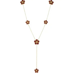 Collier Juna acier doré or