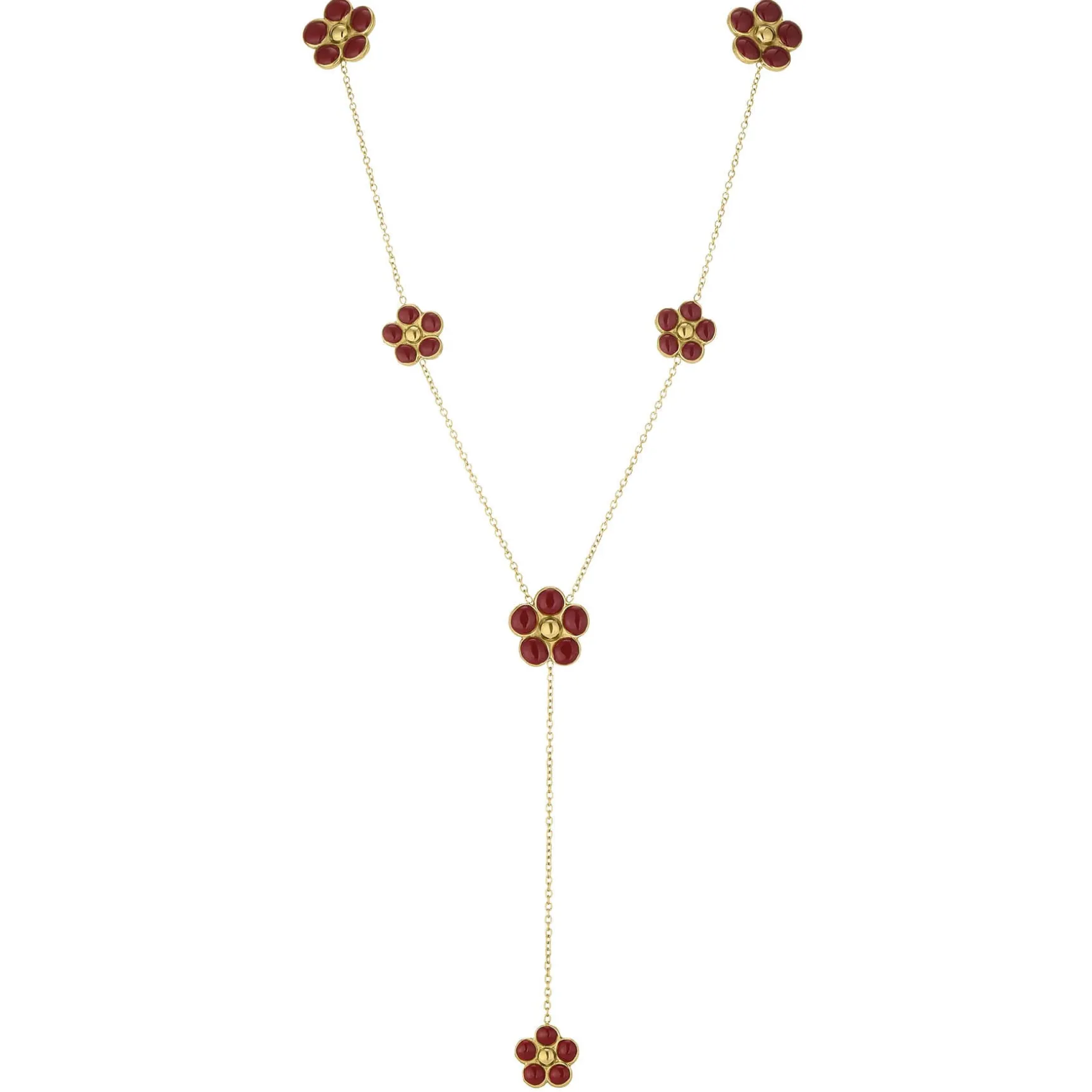 Collier Juna acier doré or
