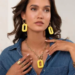 Collier Léonie jaune