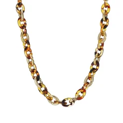 Collier Maille Dolceta acier doré or