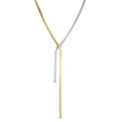 Collier Manille acier doré or