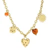 Collier Margaret acier doré or