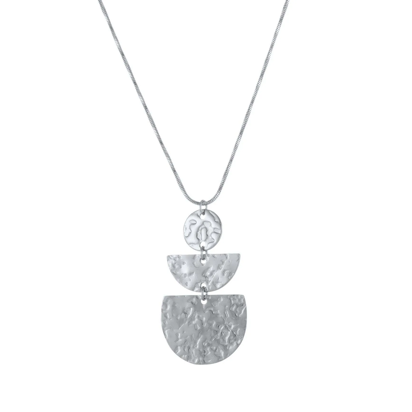 Collier Mendosa acier argenté