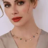 Collier Mila Strass multicolores