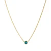 Collier Misty acier doré or