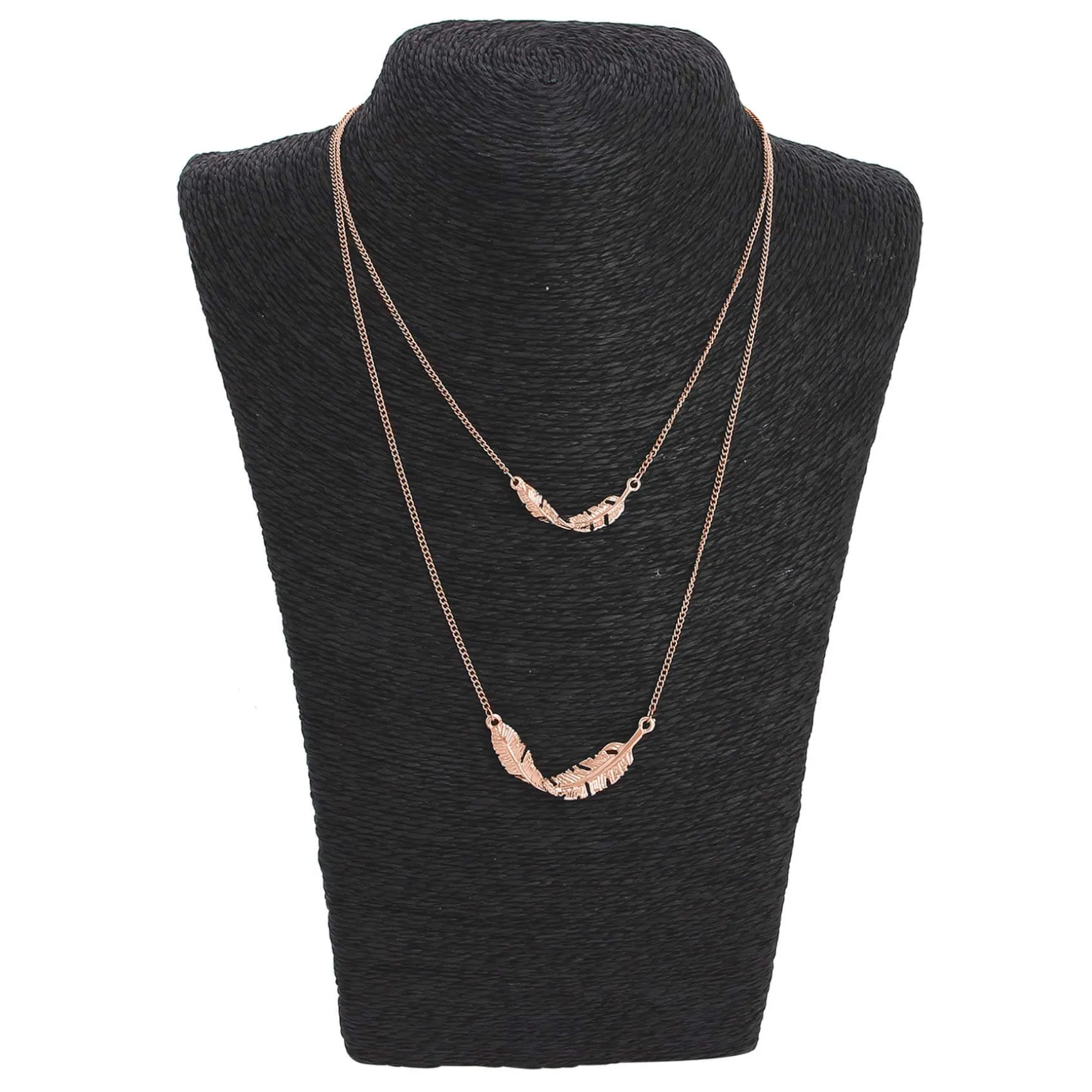Collier Pascaline doré rose
