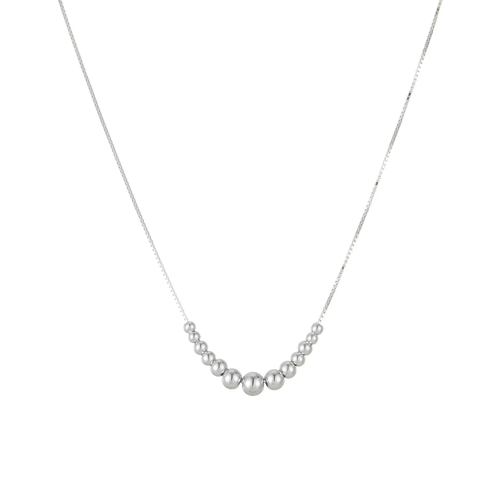 Collier Perla Argent 925 rhodié