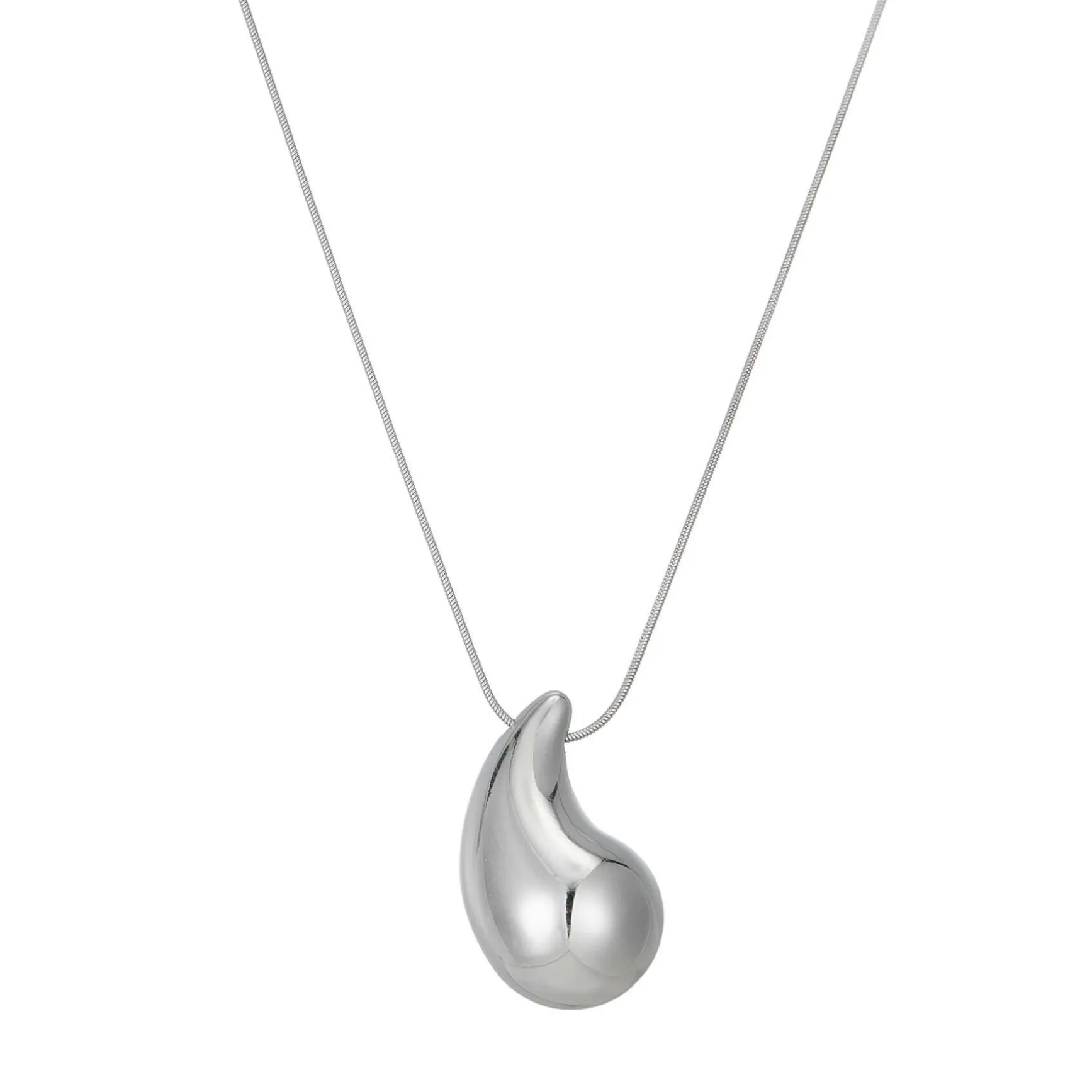 Collier Pia acier argenté