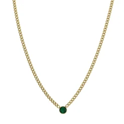 Collier Rondina zircon vert