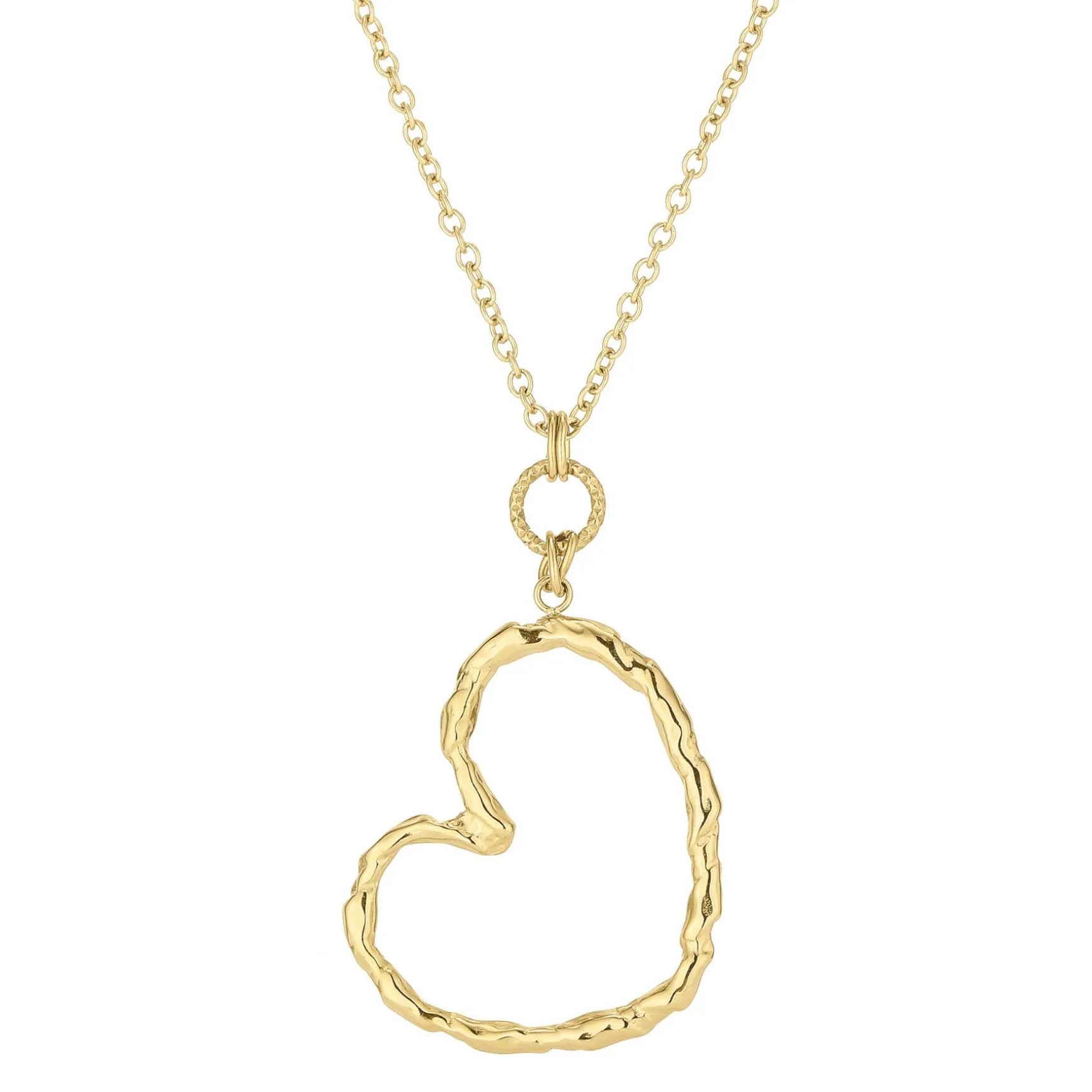 Collier Rosita acier doré or