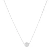 Collier Sphère Argent 925 rhodié
