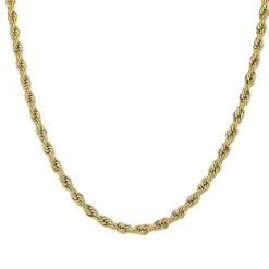 Collier Torsada acier doré or