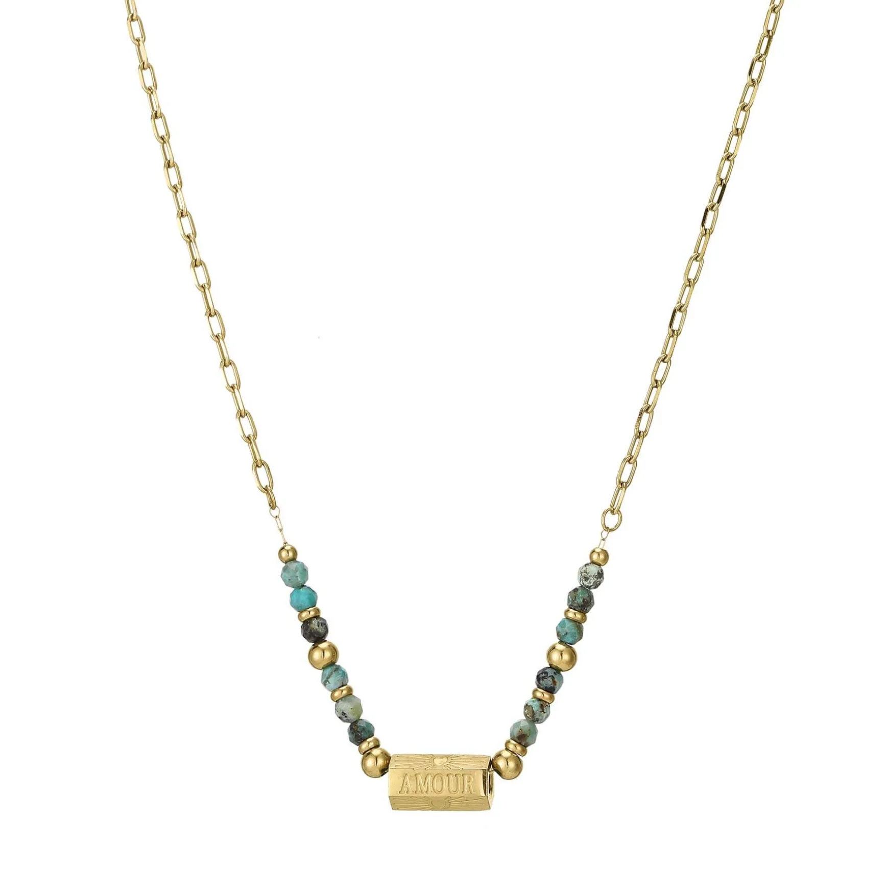 Collier Totem Turquoise Africaine
