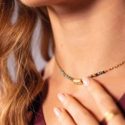 Collier Totem Turquoise Africaine